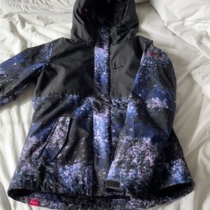 Roxy Black and Purple Ski Jacket women’s small/medium
